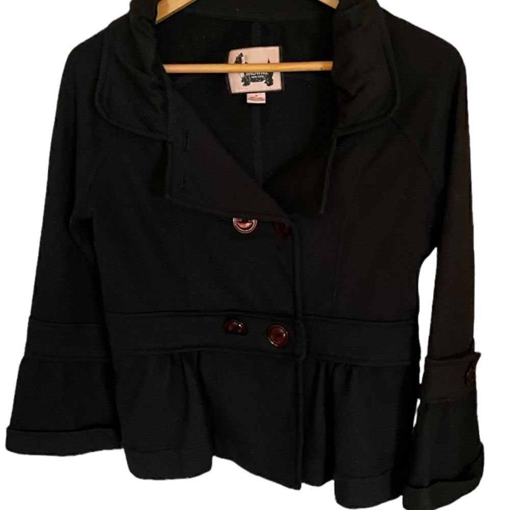 Brownie of New York Black Short Jacket - Size Small